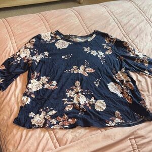 Maurices TShirt Plus Size Top 2X Tunic Blouse Women’s